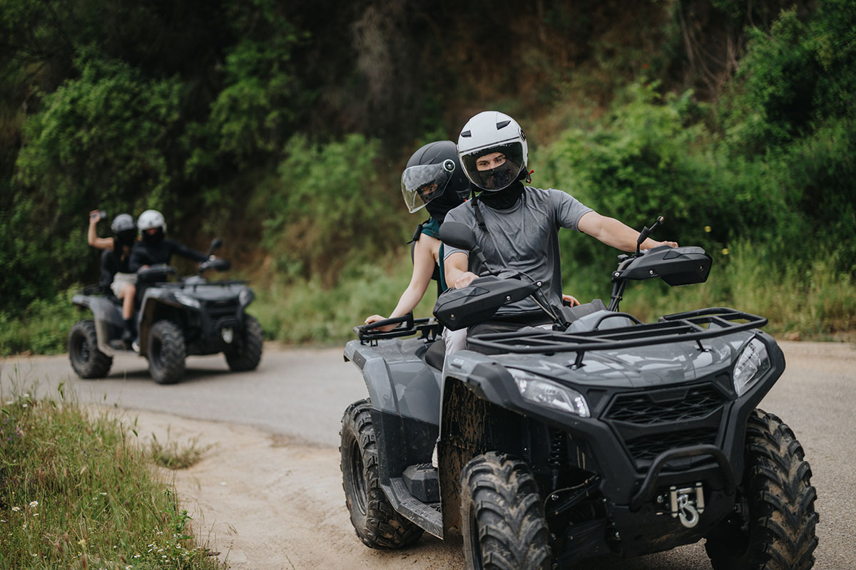 Riding an ATV or UTV on the Road
