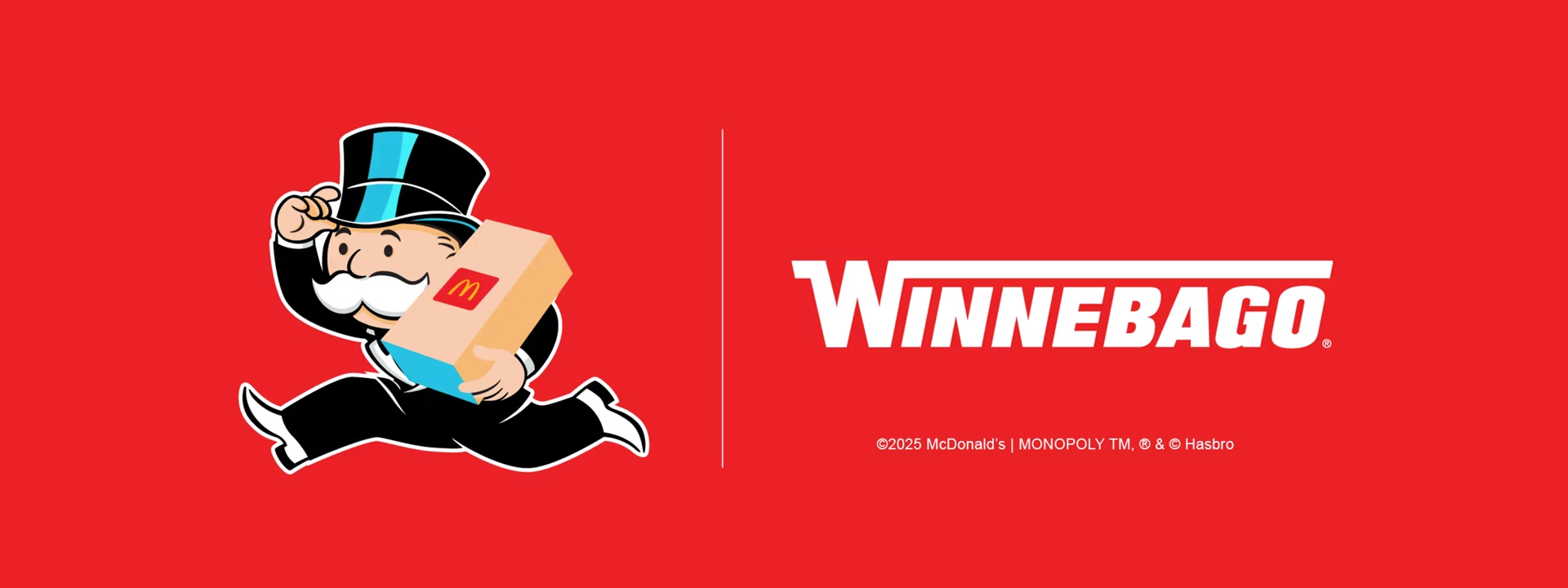 Winnebago and McDonald’s Team Up for Monopoly Game Prizes