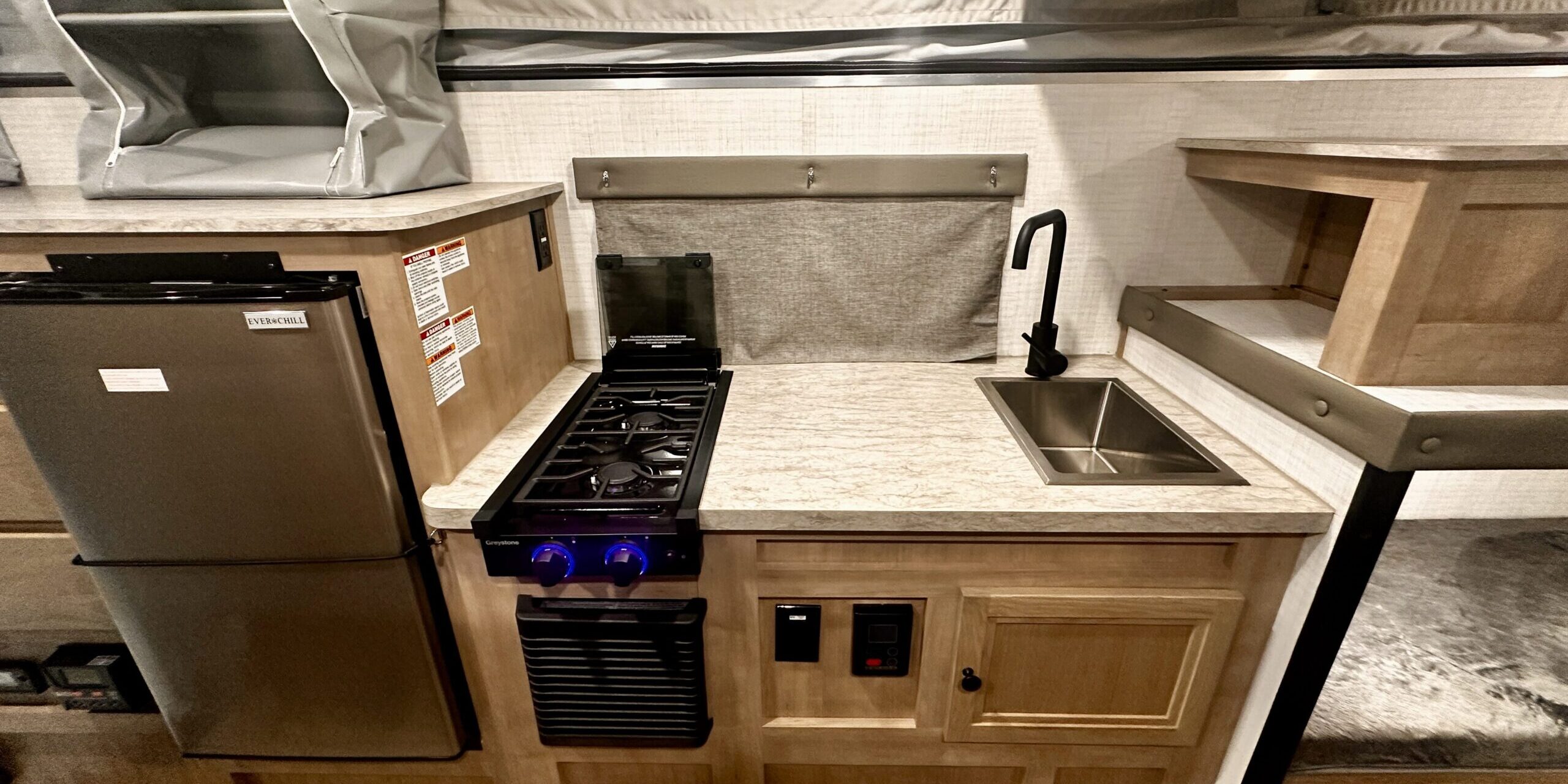 4 Travel Trailers that — Wisely — Went with No Oven
