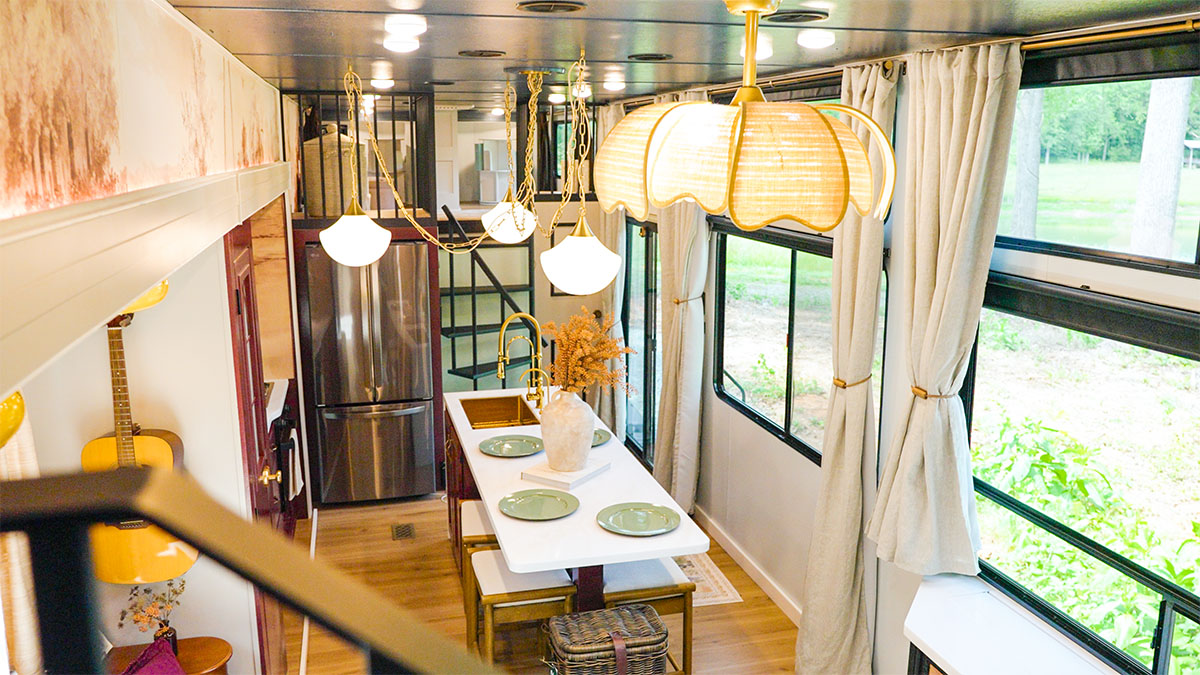 She Turned a 500-Square-Foot RV Into a Designer Dream Home