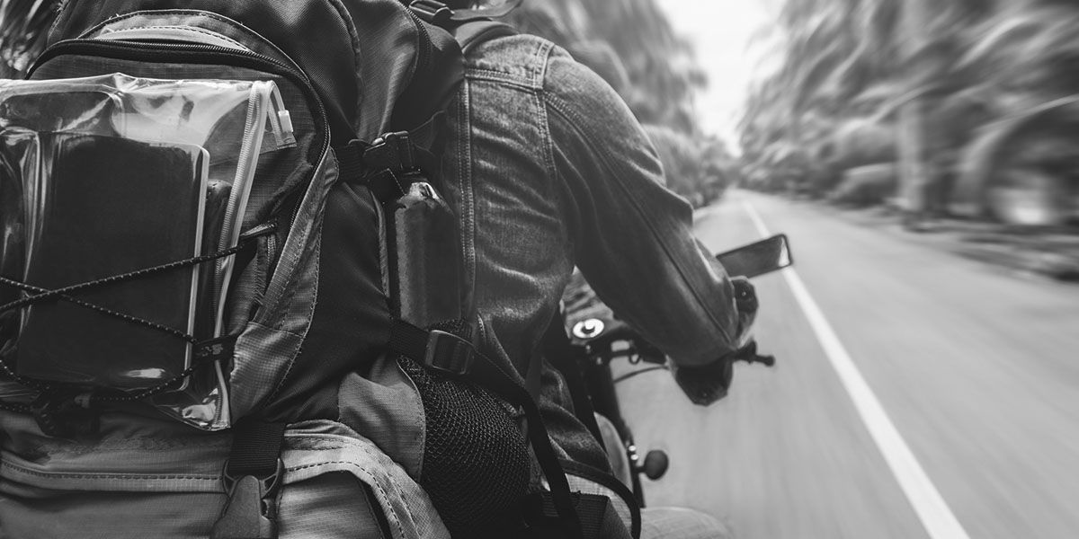 Motorcycle backpacks