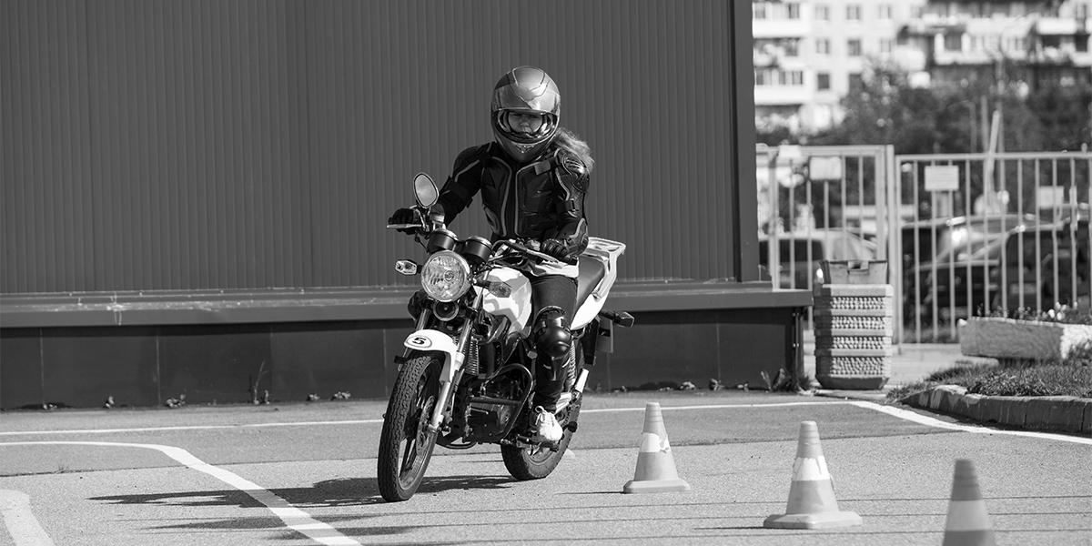 woman motorcycle rider