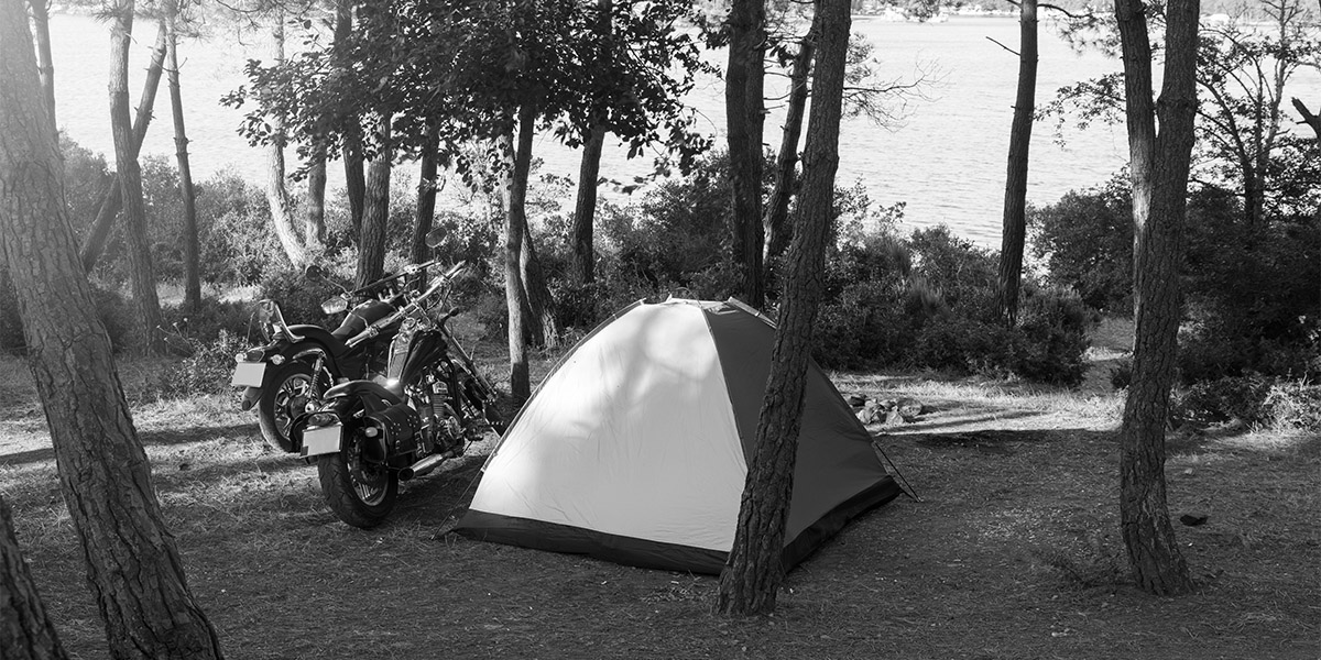 motorcycle camping