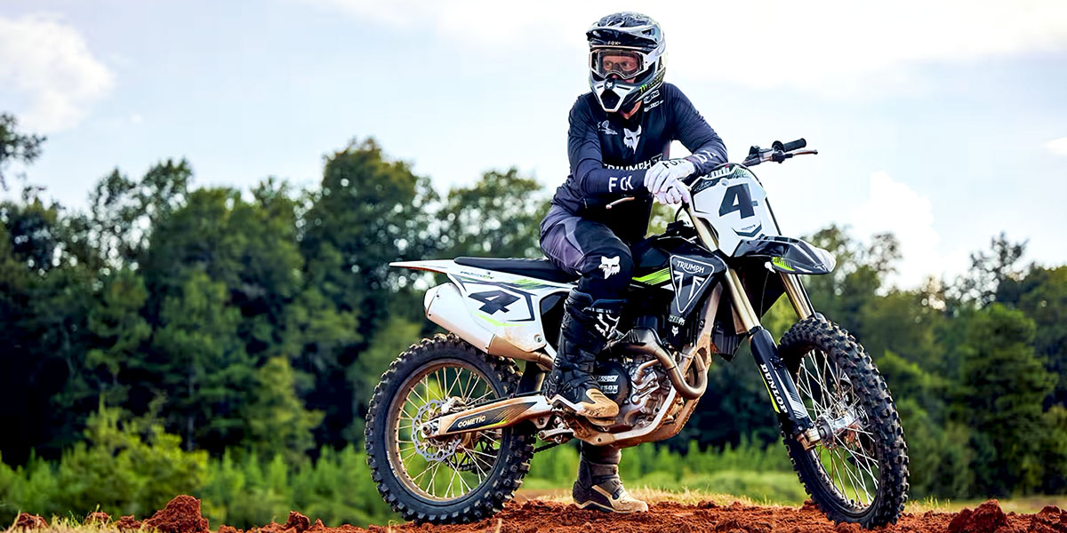 All-New 2025 Triumph TF 450-RC Edition Developed in Collaboration With Motocross Marvel Ricky Carmichael