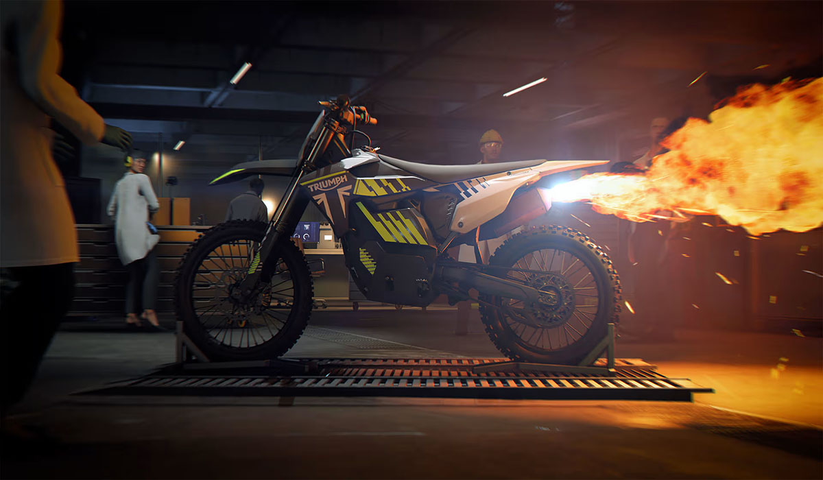 Triumph TF 250‑X Featured in James Bond Game 007 First Light
