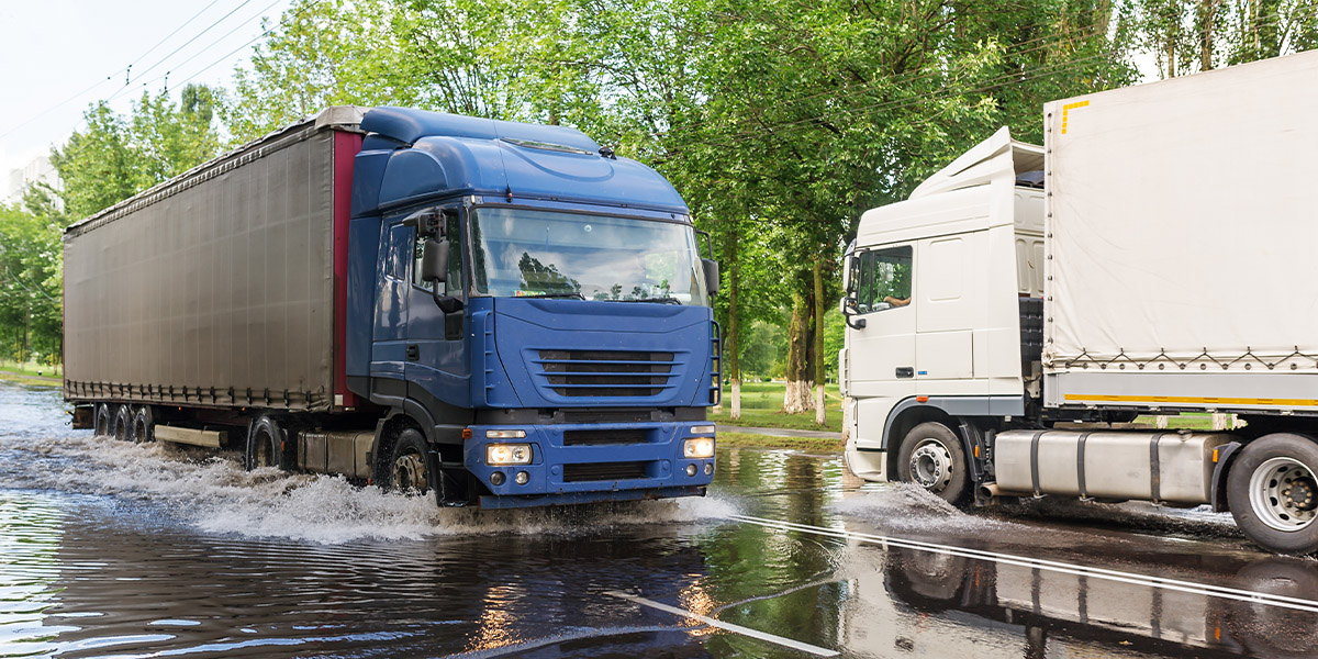 truck flood waters